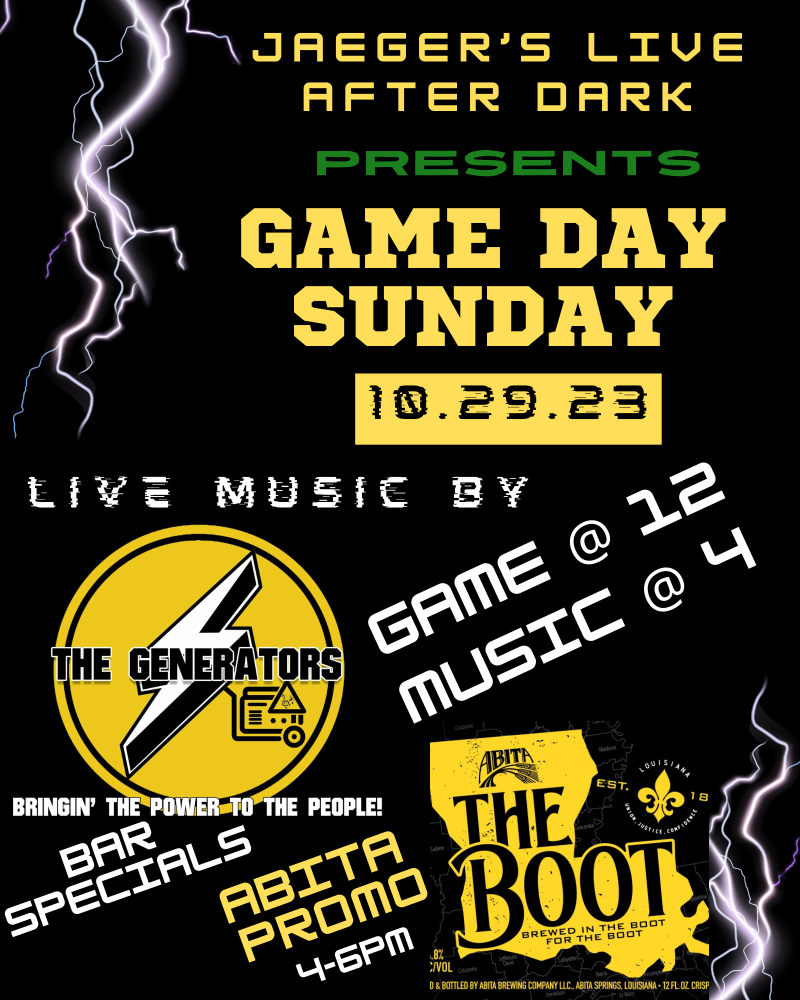 Live Music by The Generators